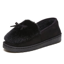 Load image into Gallery viewer, 2019 Fashion Winter Women Slippers with Fur Home Outdoor Casual Warm Slippers Female Ladies Cotton Women Winter Shoes tyh78