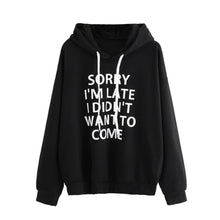 Load image into Gallery viewer, JAYCOSIN Fashion Women O-Neck Hoodie Jumper Long Sleeve Letter Print Unique Beautiful Chic Comfortable Pullover Hoodie Top