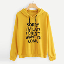 Load image into Gallery viewer, JAYCOSIN Fashion Women O-Neck Hoodie Jumper Long Sleeve Letter Print Unique Beautiful Chic Comfortable Pullover Hoodie Top