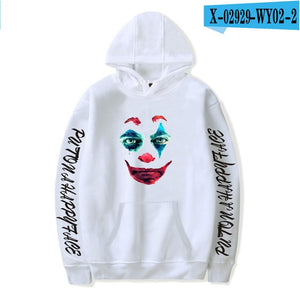 Suitable joker Hoodies Men Women Sweatshirts Fashion casual Hoodie Autumn pullovers Hip Hop joker Hip Hop gray streetwear Tops