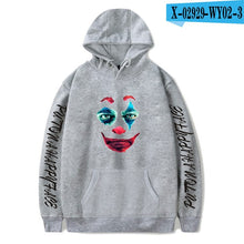 Load image into Gallery viewer, Suitable joker Hoodies Men Women Sweatshirts Fashion casual Hoodie Autumn pullovers Hip Hop joker Hip Hop gray streetwear Tops