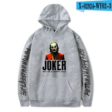 Load image into Gallery viewer, Suitable joker Hoodies Men Women Sweatshirts Fashion casual Hoodie Autumn pullovers Hip Hop joker Hip Hop gray streetwear Tops