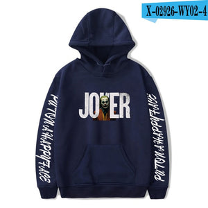 Suitable joker Hoodies Men Women Sweatshirts Fashion casual Hoodie Autumn pullovers Hip Hop joker Hip Hop gray streetwear Tops