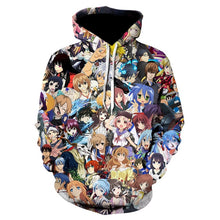 Load image into Gallery viewer, 3D Ahegao Hoodies Women Men Funny hoodie Shy Girl Face Sweatshirt Hentai Manga Streetwear Harajuku Oversized Jackets Tops 2019