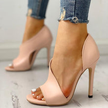 Load image into Gallery viewer, New Women shoes Fashion Sexy Pumps High Heels Summer Ladies Increased Stiletto Peep Toe Sandals Wedding Party woman Shoes