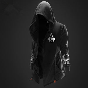 Zogaa Hoodies Men Brand Moletom Assassin Master Long Sleeve Assassins Creed Hood Sweatshirt Casual Pullover Sportswear Cotumes