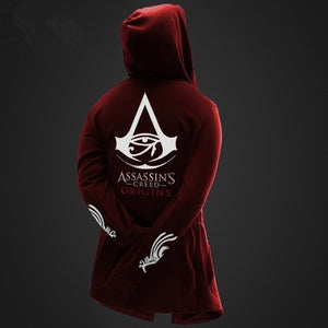 Zogaa Hoodies Men Brand Moletom Assassin Master Long Sleeve Assassins Creed Hood Sweatshirt Casual Pullover Sportswear Cotumes