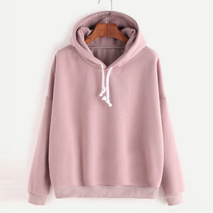 2018 Autumn Women Hoodie Casual Long Sleeve Hooded Pullover Sweatshirts Hooded Female Jumper Women Tracksuits Sportswear Clothes