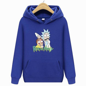 2019 new Rick Morty hoodie men's skateboard Rick Morty cotton hooded sweatshirt men's and women's hooded pullover