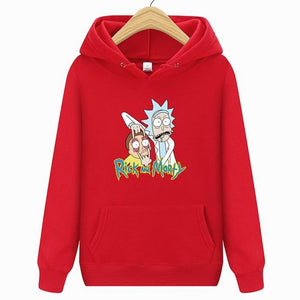 2019 new Rick Morty hoodie men's skateboard Rick Morty cotton hooded sweatshirt men's and women's hooded pullover