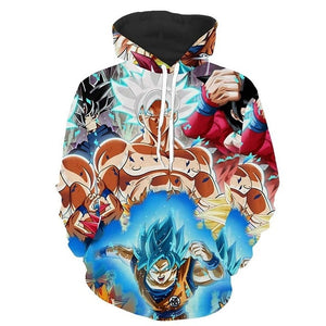 Dragon Ball Z Cartoon 3D Hoodie Sweatshirts Men Women Hoodie Anime Casual Tracksuits Jackets Harajuku Hooded Pullover Son Goku